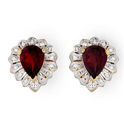 2.20 ctw Garnet Stud Earrings