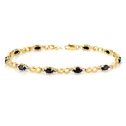 3.42 ctw Sapphire Diamond Bracelet