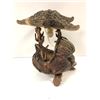 Image 2 : Whimsical handcrafted folk art style starfish lamp
