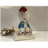 Image 2 : Antique Humpty Dumpty ceramic lamp