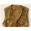 Image 2 : Vintage Buckskin vest w/ tassels