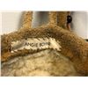 Image 3 : Pair of First Nations moccasins w/ beads & rabbit fur accents