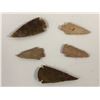 Image 2 : Group of 5 super fine Pedernales arrowheads