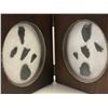 Image 2 : Framed group of 10 Obsidian Native artifacts - arrow heads & spear heads