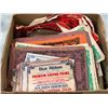 Image 3 : Box full of vintage mostly Blue Ribbon Premium coupons & assorted wooden & metal tokens