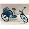 Image 1 : Metal & wood crafted decorative 3 wheel bicycle