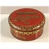 Image 2 : Early 1900s Clarnico Confectionery collectors tin - 4in tall x 9 3/in diameter