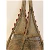Image 2 : Pair of vintage wooden snow shoes