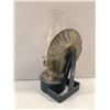 Image 2 : Antique wall mount oil lamp w/ reflector