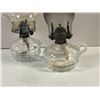 Image 2 : 2 vintage "Farms Lamplight" finger oil lamps