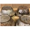 Image 2 : Group of 5 antique car hub cap covers