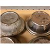 Image 3 : Group of 5 antique car hub cap covers