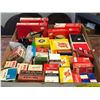 Image 1 : Box full of vintage auto parts - tune-up kit/ starter drive/ oil seal/ distributer caps/ regulators 