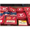 Image 2 : Box of vintage assorted auto parts - engine valves/ cylinder kits/ clutch master kits/ switches etc.