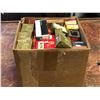 Image 1 : Box of vintage automotive parts - oil seal/ thermostat/ lifter/ switches/ ball bearings etc. much mo