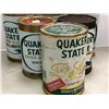 Image 2 : Group of 6 "full" Quaker State 1 L Motor Oil cans