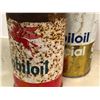 Image 2 : Group of 3 "full" Mobil Oil 1 L Motor Oil cans