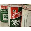 Image 2 : Group of 6 "full" Castrol 1 L Motor Oil cans