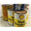 Image 2 : Group of 7 "full" Shell 1 L Motor Oil cans