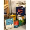 Image 2 : Group of 5 assorted oil company collectors cans - brake fluid/ hydraulic oil & camp fuel