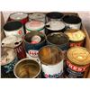 Image 1 : Box full of assorted automotive collectors cans