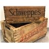 Image 2 : 2 vintage wooden Ginger Ale crates - Schweppes & Canada Dry