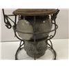 Image 2 : C.P.R. (Canadian Pacific Railway) wooden-handled kerosene lantern w/ reflector