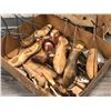 Image 2 : Box full of antique wooden shoes & socks forms