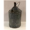 Image 2 : CN (Canadian National Railroad) antique 5 gallon galvanized metal water jug w/ wooden stopper