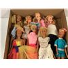 Image 1 : Box of 8 vintage Barbie dolls
