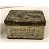 Image 2 : 2 early 1900s Senator Virginia Cut Plug Smoking Tobacco collectors tins