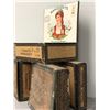 Image 2 : Group of 4 antique Tucketts Marguerite wooden cigar boxes