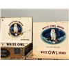 Image 2 : Group of 3 antique wooden cigar boxes - El Verso Sweet and Mellow & 2 White Owl Brand