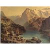 Image 2 : Framed lithograph by G.O.E.S USA - approx. 23in x 19in