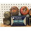 Image 2 : Group of 10 vintage assorted collectors' tins - Major Shoe Polish/ Nugget Boot Polishing Outfit/ Shi