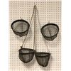 Image 1 : Group of 4 vintage flour sifting baskets