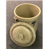 Image 2 : Sunburst Ceramics Ltd. Alberta, Canada 5 gallon stoneware crock w/ lid
