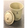 Image 2 : Medalta Potteries Ltd. Medicine Hat, Alberta 3 gallon stoneware crock w/ lid