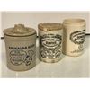 Image 2 : Group of 3 antique stoneware marmalade jars - James Keiller & Sons Ltd. Dundee w/ lid/ James Keiller