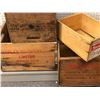 Image 2 : Group of 5 vintage wooden fruit crates