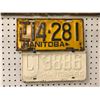 Image 2 : Group of 10 Manitoba license plates