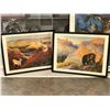 Image 2 : Group of 3 framed wild life prints