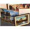 Image 2 : Group of 9 assorted framed pictures prints & original art