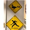 Image 1 : 2 vintage road signs - Duck Crossing & Playground
