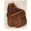 Image 1 : Tooled leather saddle bags