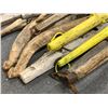 Image 2 : Group of 14 rustic wooden oxen/cattle yokes