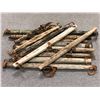 Image 2 : Group of 13 rustic wooden oxen/cattle yokes