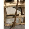 Image 2 : Vintage wooden clamp bench/ vintage bar clamp & vintage bench mount clamp