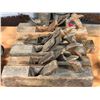 Image 1 : Group of 6 antique wooden woodworkers planes