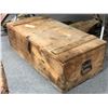 Image 2 : Vintage wooden crate w/ metal handles